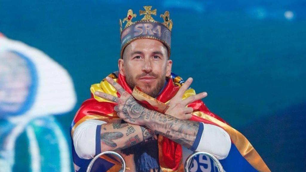 Sergio Ramos celebra La Duodécima
