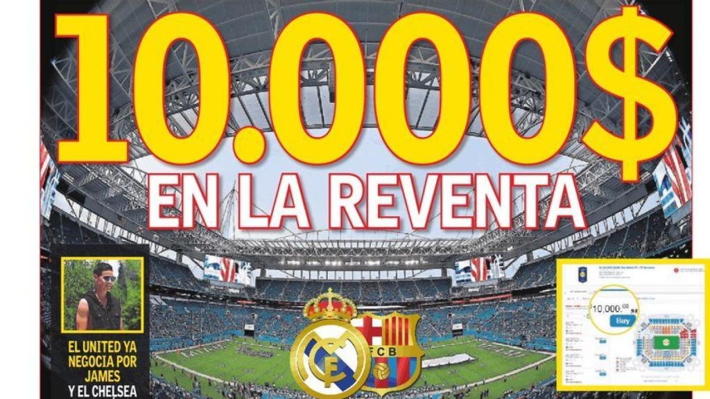 La portada del diario AS (10/07/2017)