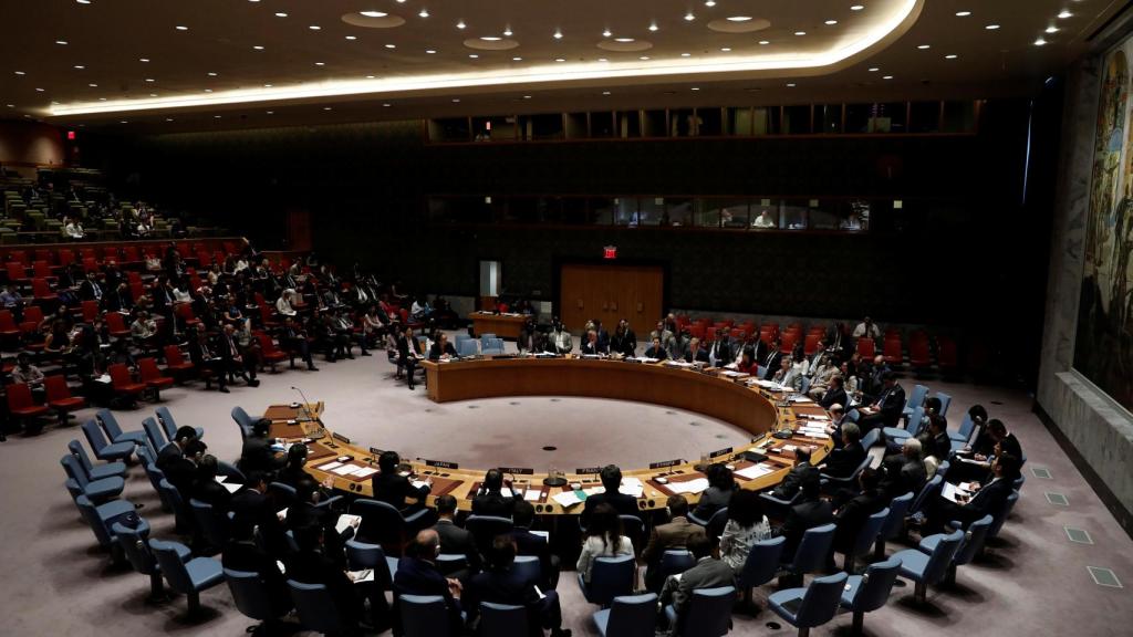 Reunión del Consejo de Seguridad de la ONU.