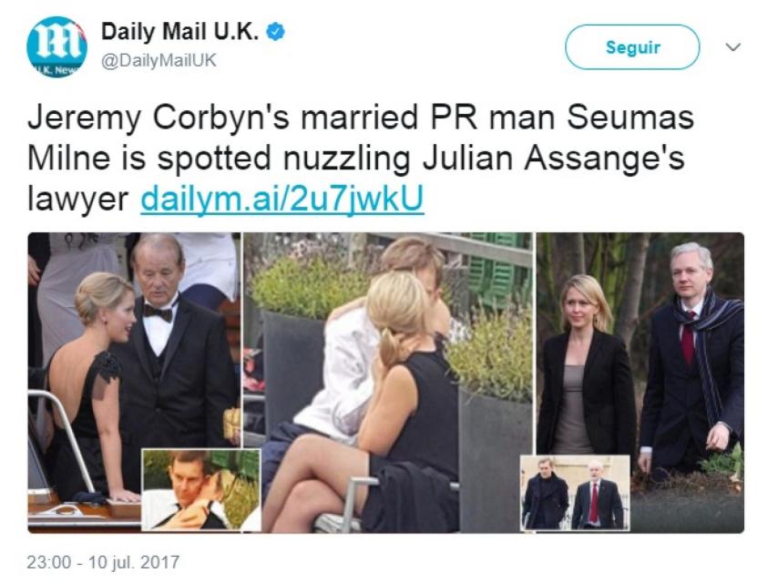 Twitter de Daily Mail.