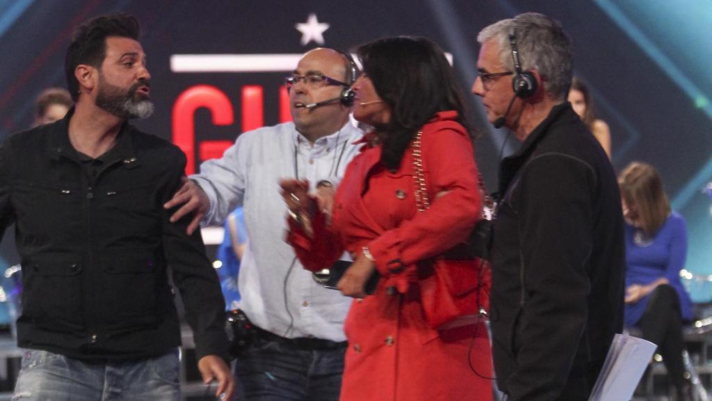 Mariano Navarro y Aída Nízar durante el enfrentamiento.