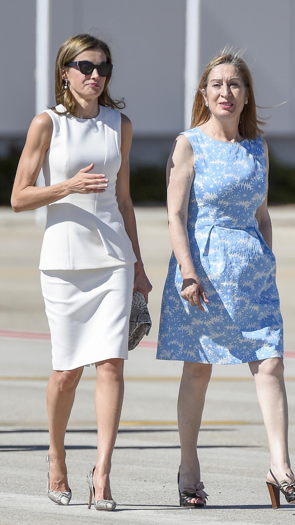 La reina Letizia con Ana Pastor.