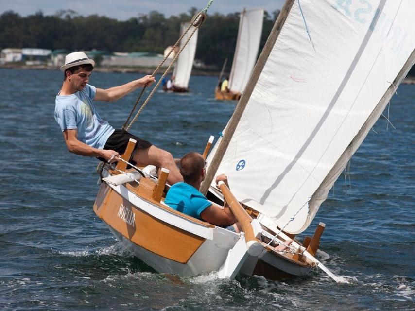 Una de las embarcaciones tradicionales en las rías.