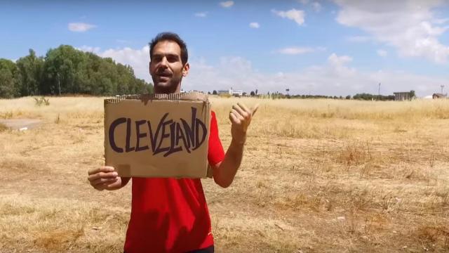 Calderón en el divertido vídeo del Villanovense.