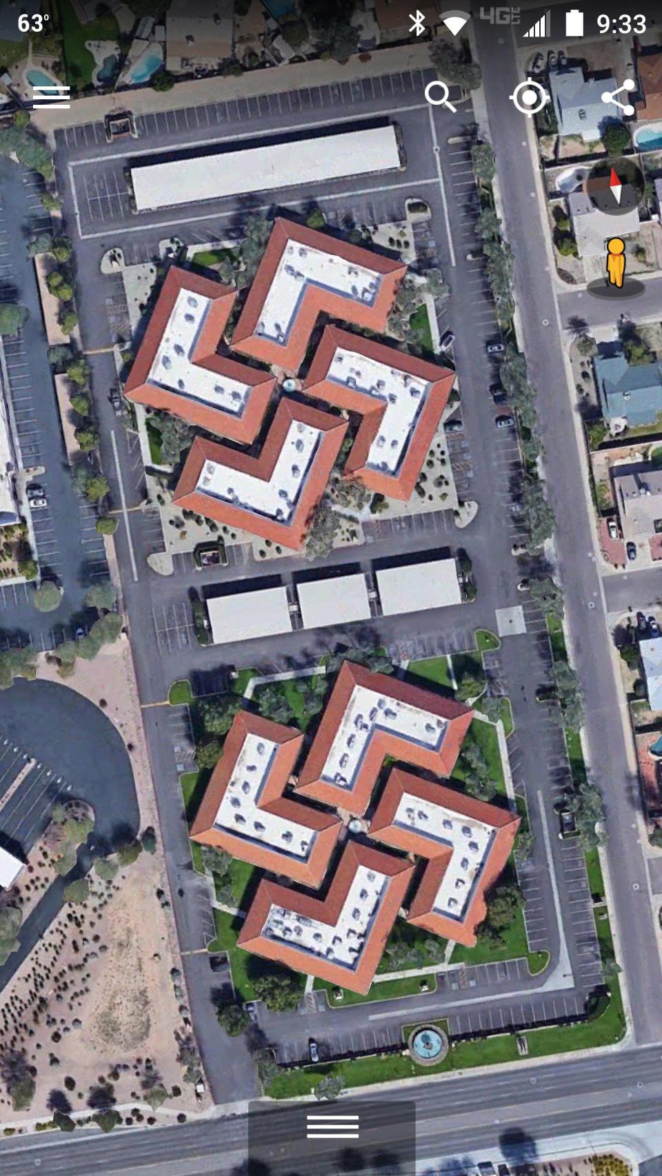 Esvástica edificios