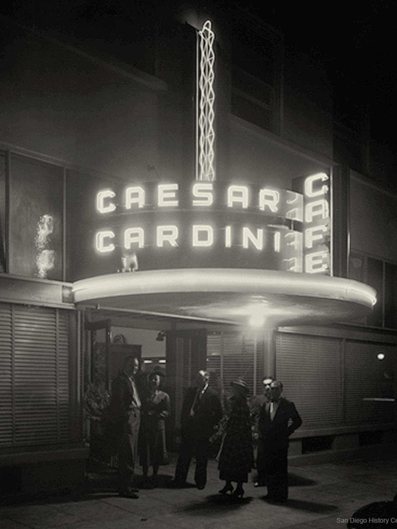 El exterior del restaurante Caesar, en Tijuana.