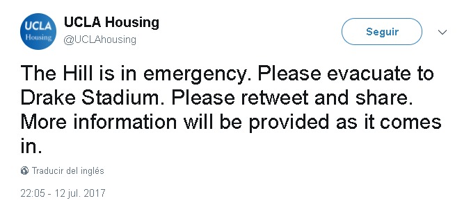 Alerta de bomba en la UCLA, lugar donde se entrena el Madrid