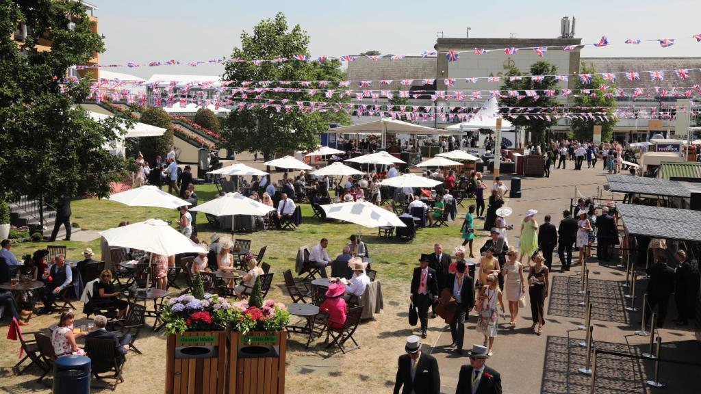 Vista general del hipódromo de Ascot.