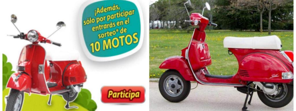 El Corte Inglés sorteaba una Vespa. Adivinen a quién le tocó