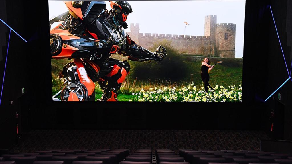 samsung pantalla led cine sin proyector
