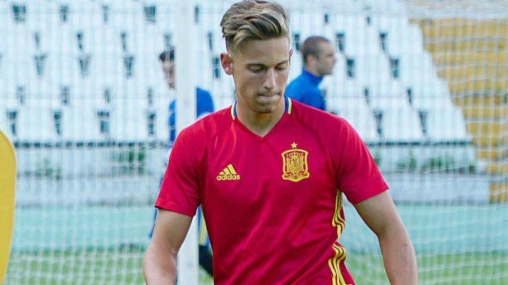 Marcos Llorente, con la Sub21   Foto: Twitter (@Marcos_Llorente)