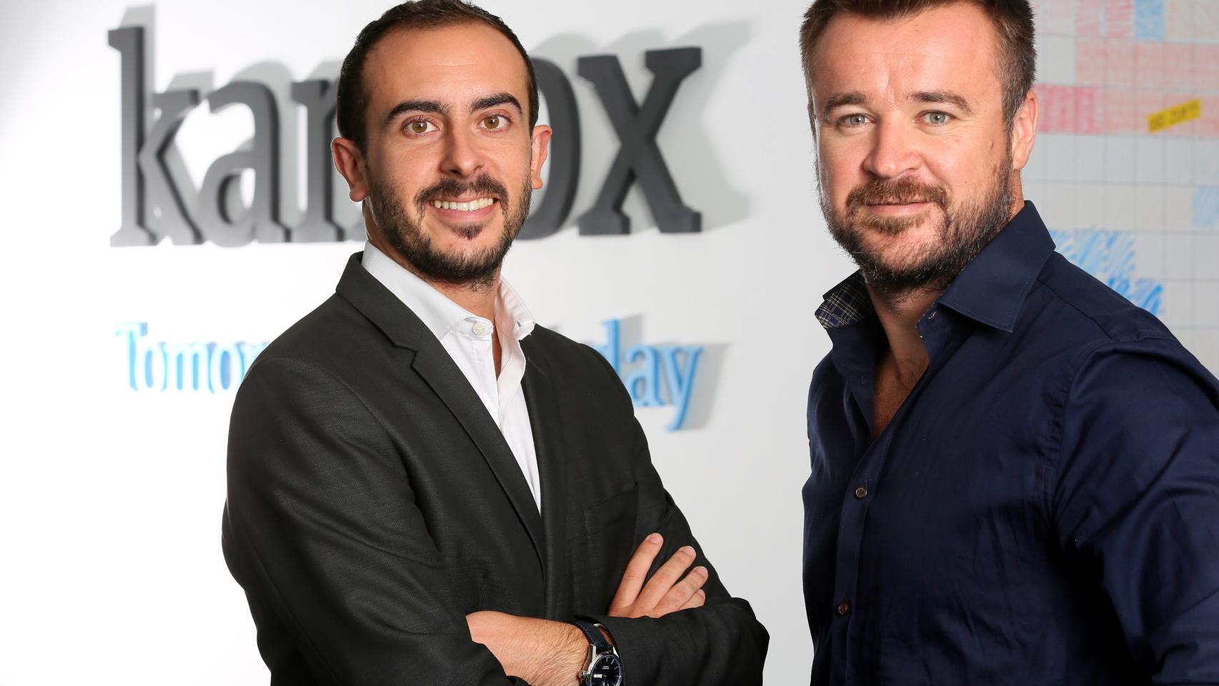 Los dos cofundadores de Kantox.