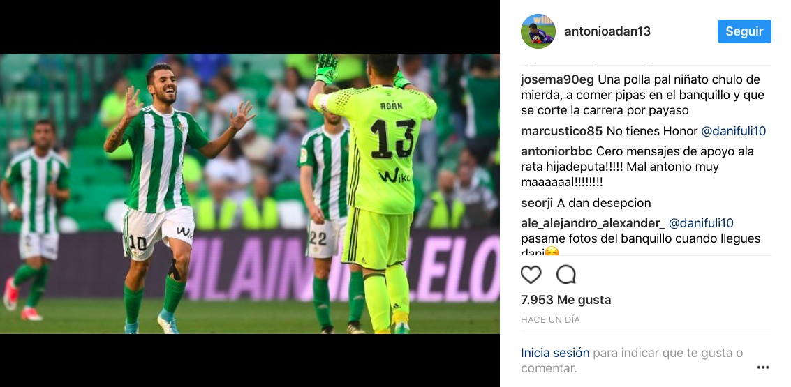 Adán se despide de Ceballos... y el beticismo explota contra ambos