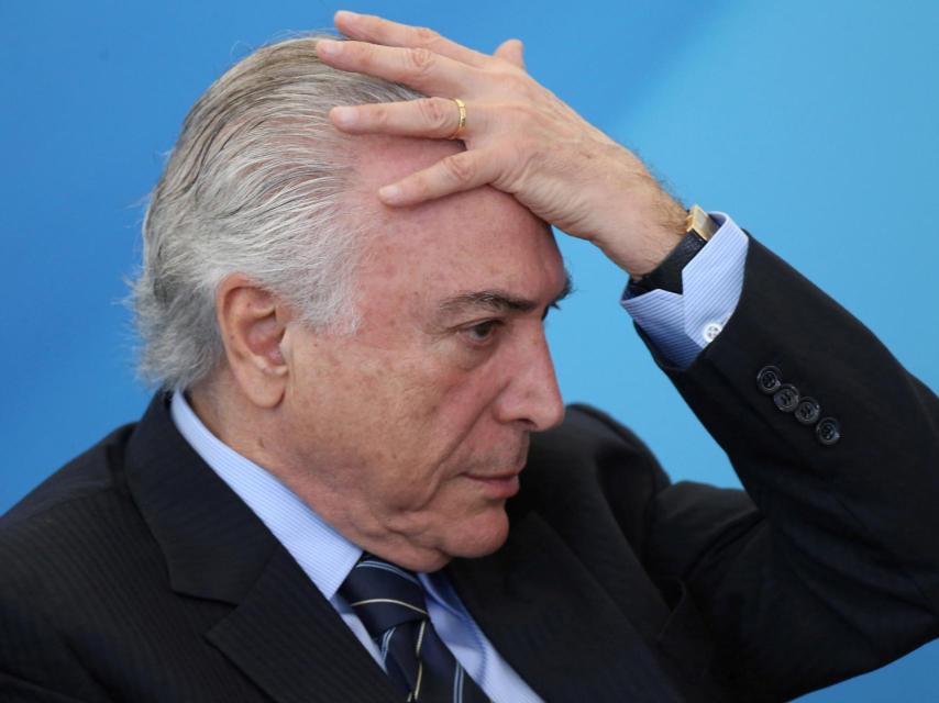Michel Temer, actual presidente de Brasil.