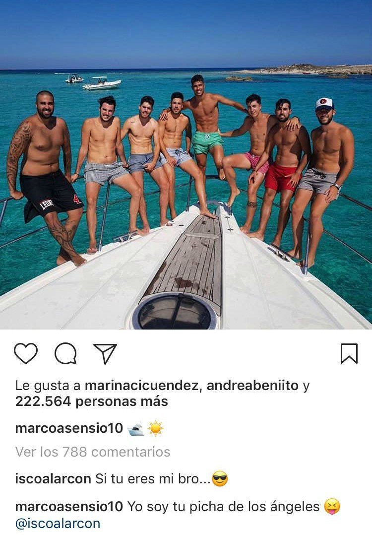 Isco y Asensio se echan de menos: el intercambio de mensajes que ha incendiado las redes