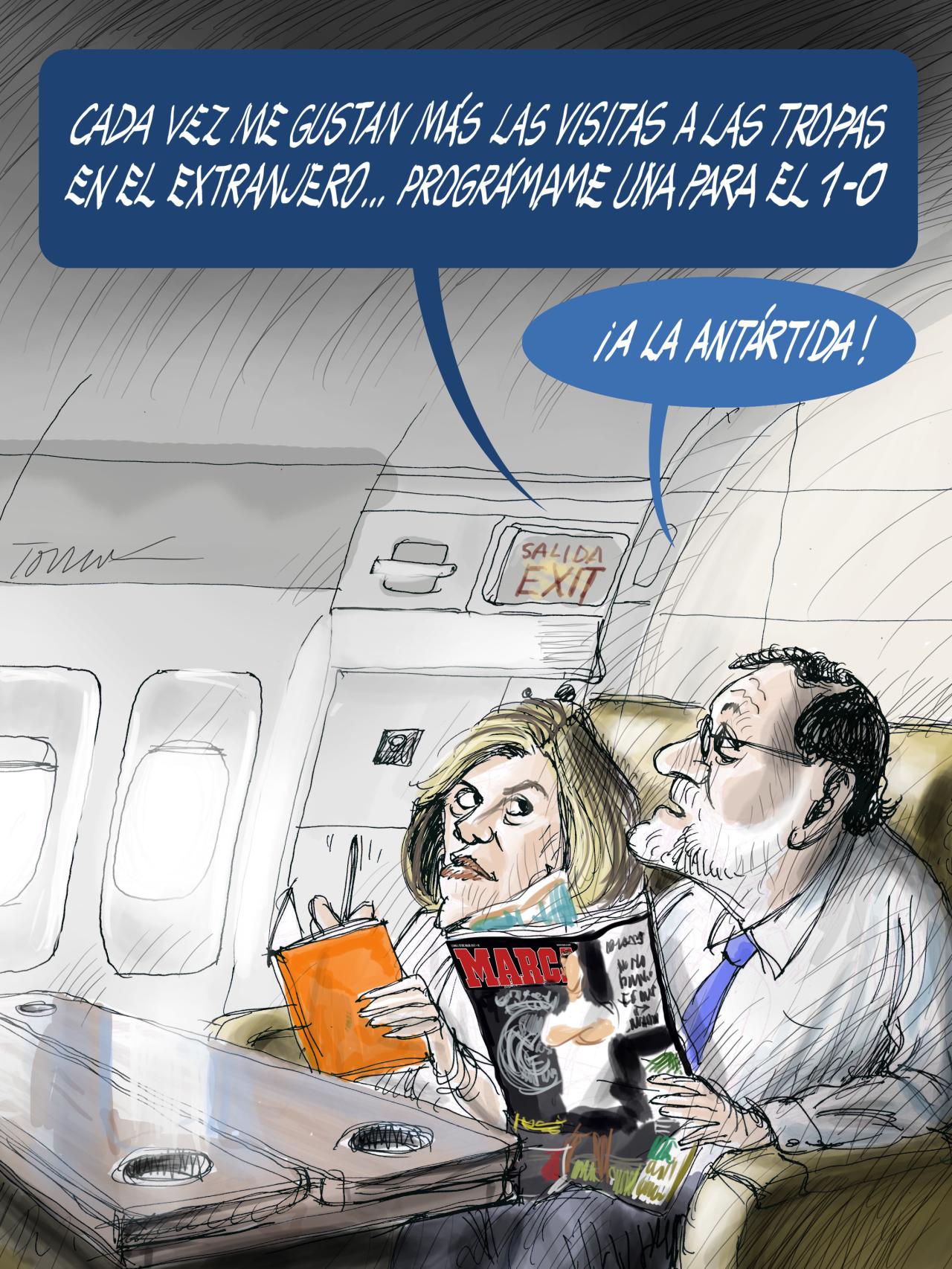 Las oportunas visitas de Rajoy