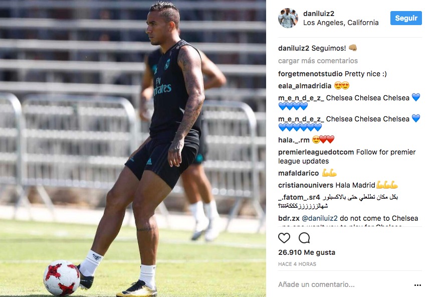 Danilo manda un enigmático mensaje sobre su futuro. Foto: Instagram (@daniluiz2).
