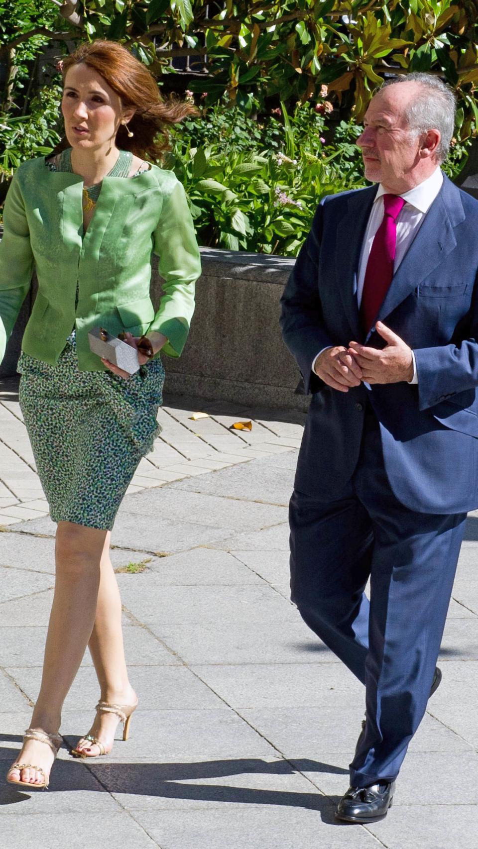 Alicia González y Rodrigo Rato en 2012.