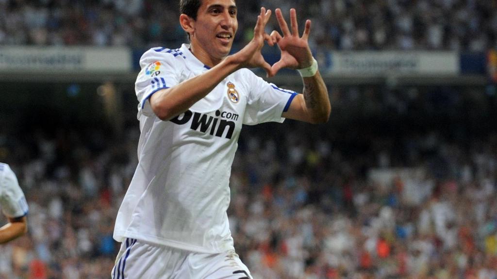 El argentino mostrando su personal celebración