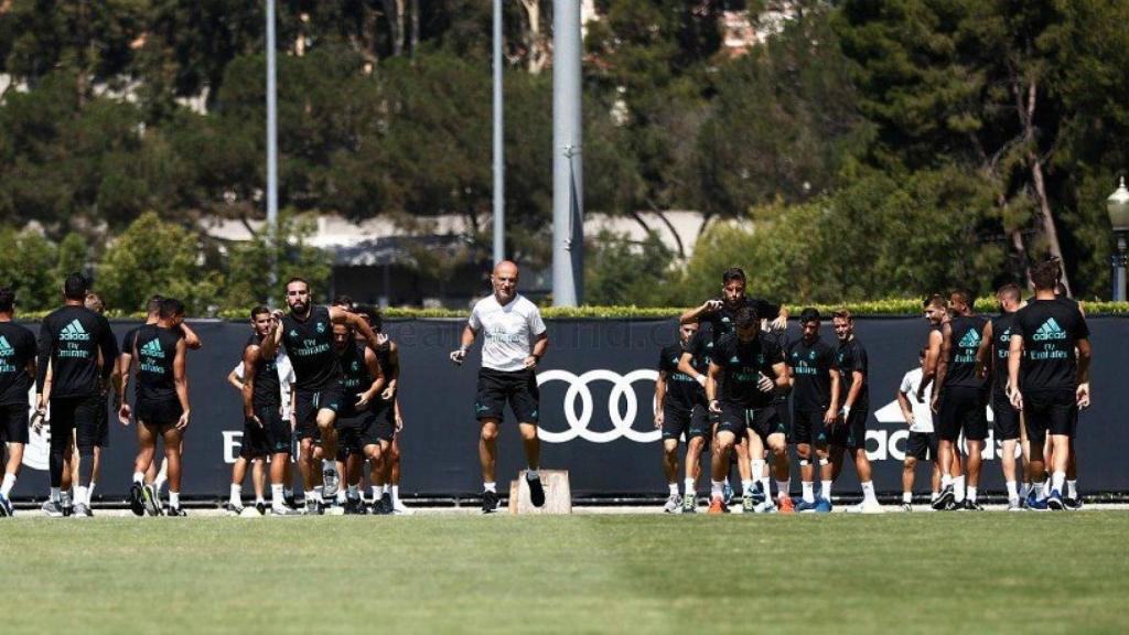 El Real Madrid bajo las órdenes de Pintus.