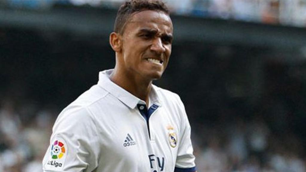 Danilo, en un partido del Real Madrid