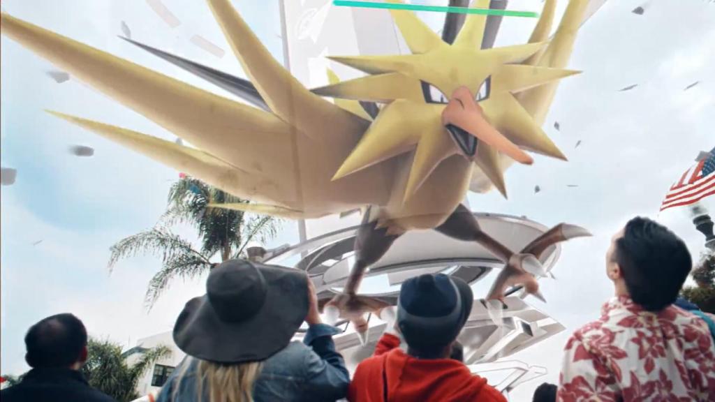 Captura de Pokémon Go.