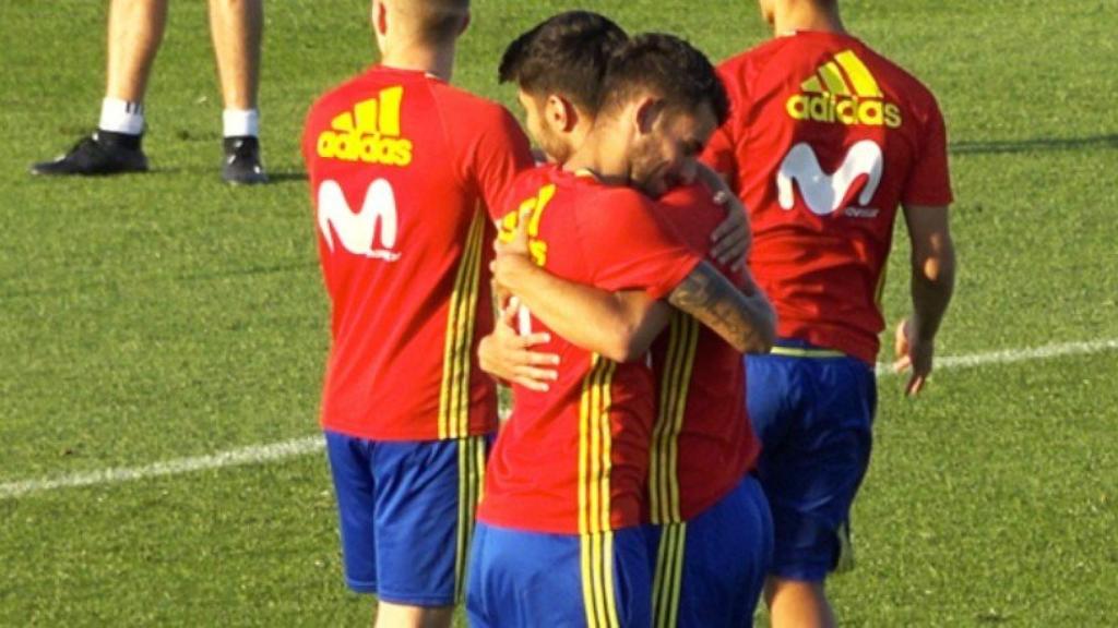 Asensio y Ceballos con la selección sub21   Foto: sefutbol.com