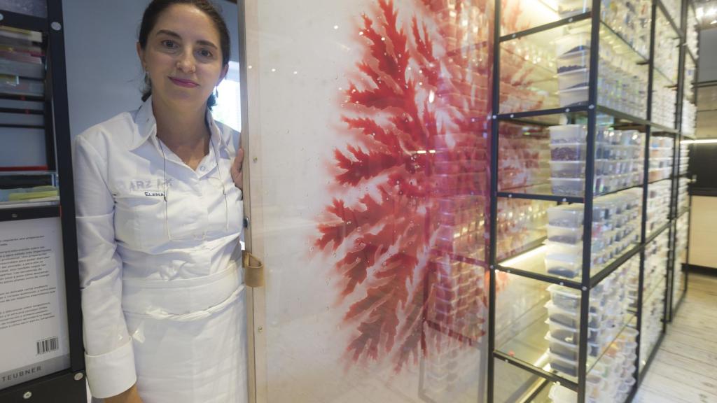 Elena Arzak, en su laboratorio de especias.