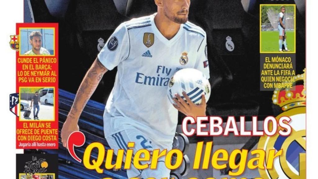 Portada diario AS (21/07/17)