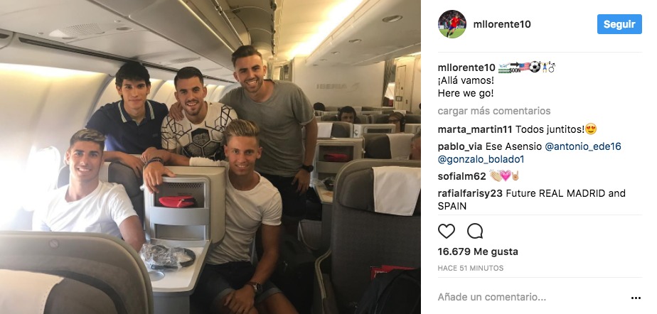 Los Sub21 ya están viajando a Estados Unidos.