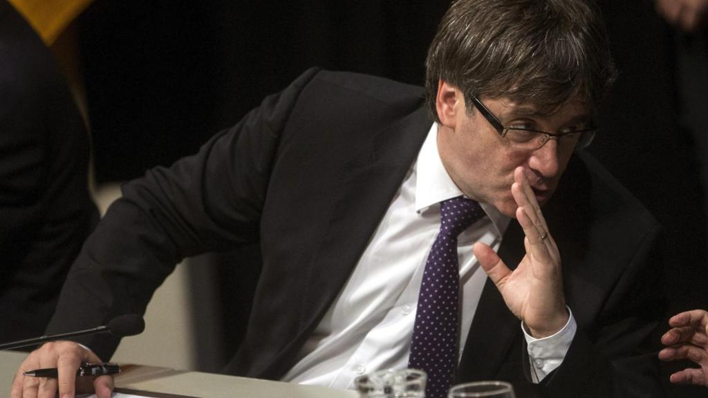 El presidente catalán, Carles Puigdemont.