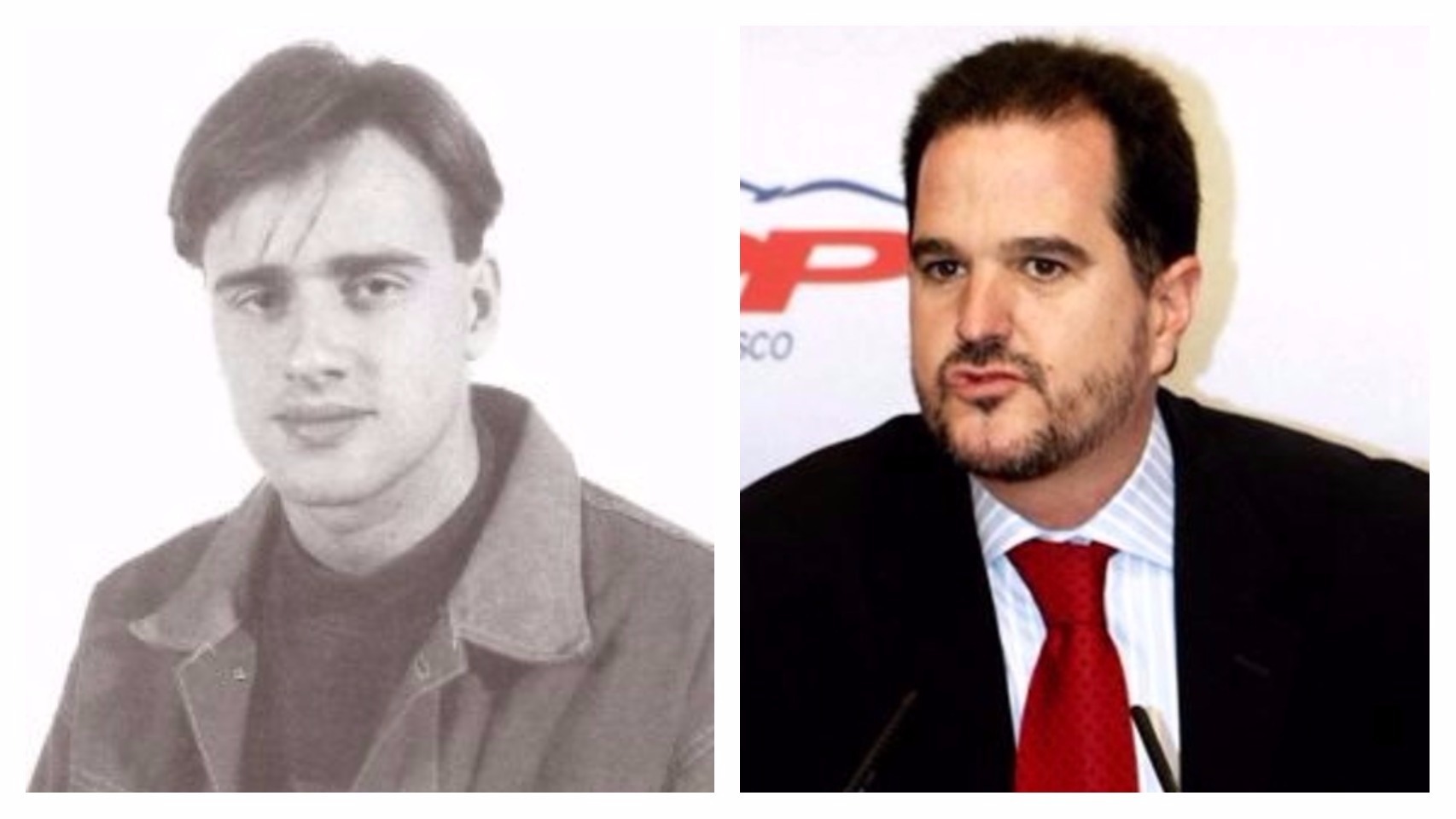 Miguel Ángel Blanco y Carlos Iturgaiz.