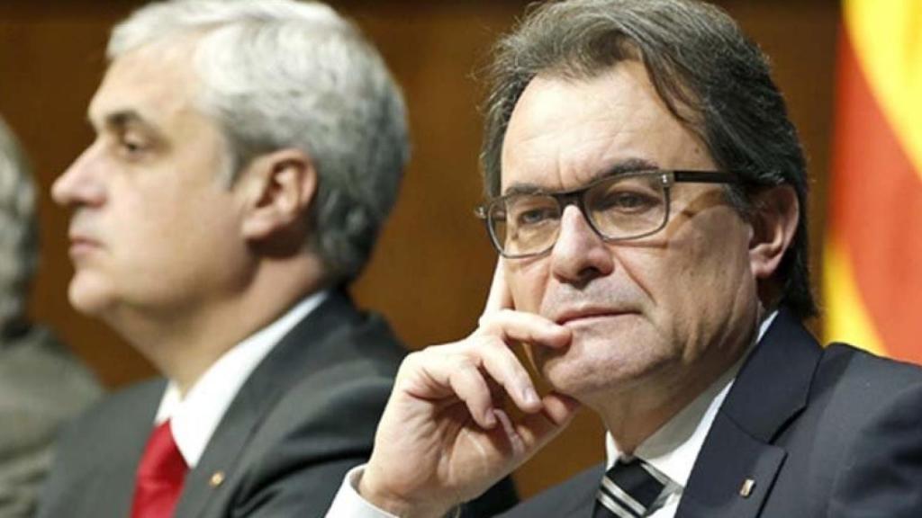 El expresidente Artur Mas junto al exconsejero Germà Gordó.