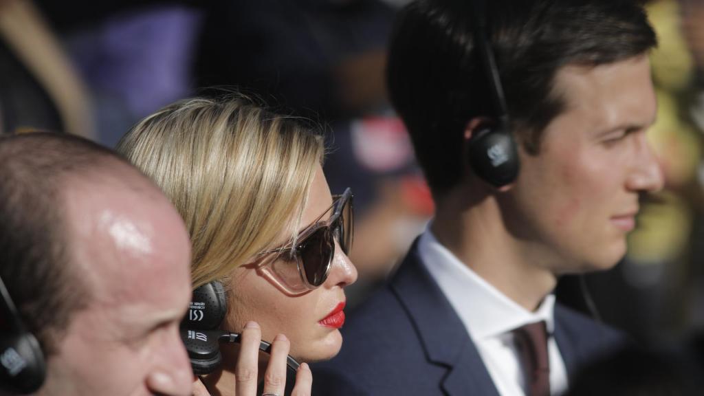 Kushner e Ivanka escuchan un discurso de Narendra Modi en la Casa Blanca