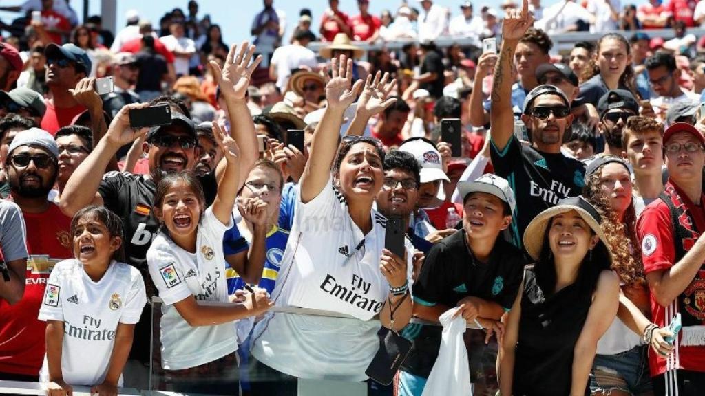 La afición madridista presente en el Levi's Stadium