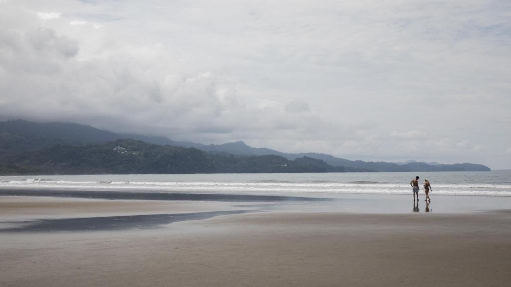 Una de la playas más bonitas del Parque Nacional marino Ballena es la de Bahía Uvita.
