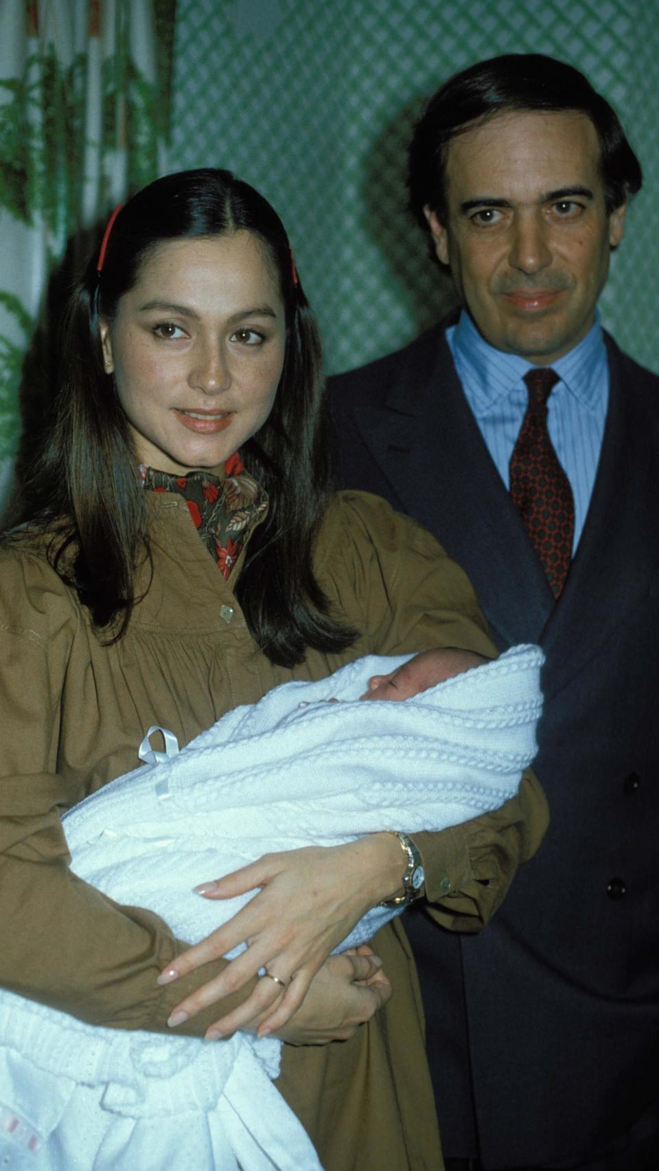 Carlos Falcó e Isabel Preysler con su hija Tamara Falcó.