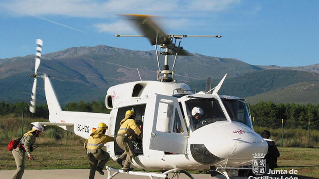 incendio helicoptero