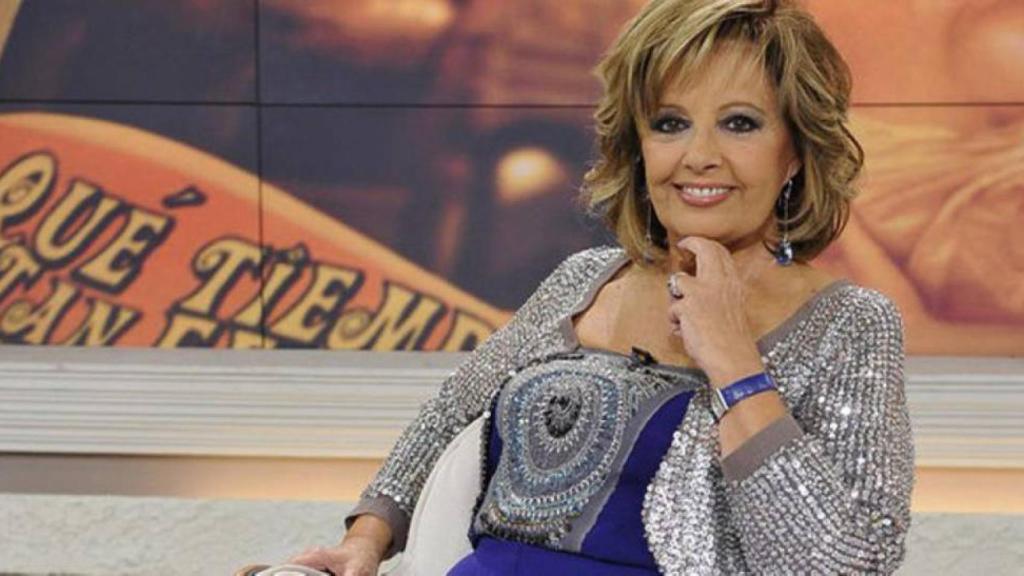 María Teresa Campos en el programa ¡Qué tiempo tan feliz!