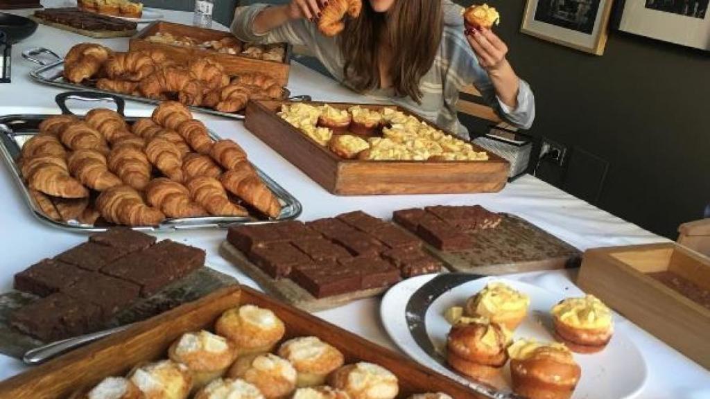 La presentadora tampoco se resiste a los dulces.