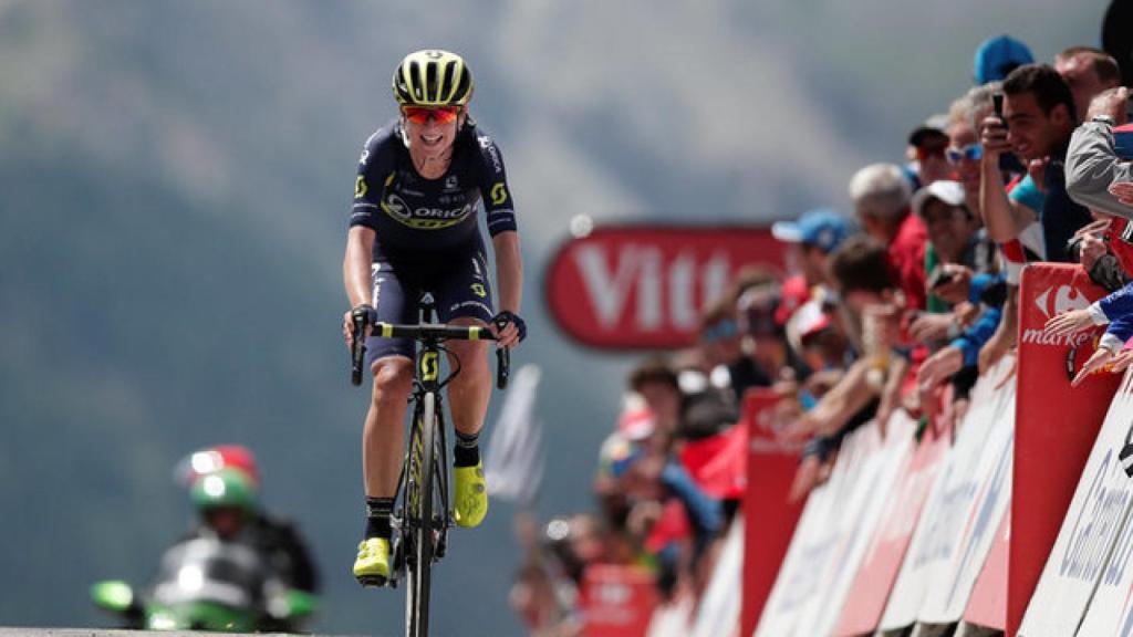 Van Vleuten, flamante ganadora de la etapa