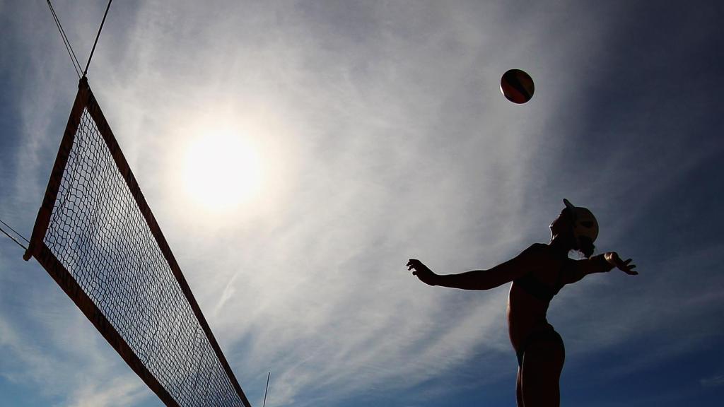 Imagen de archivo de vóley playa