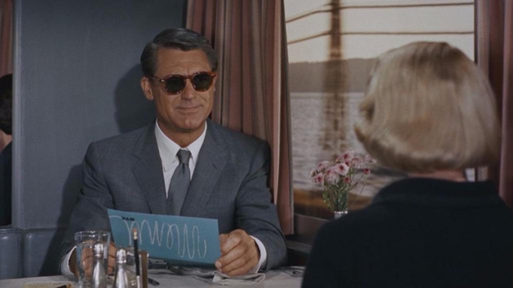 Cary Granto en Con la muerte en los talones, (1959).