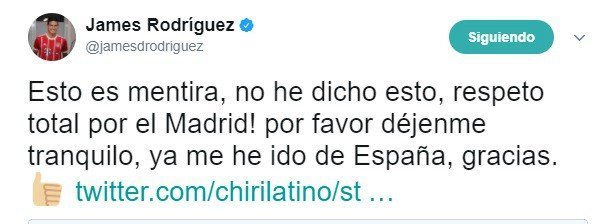 James carga contra la prensa: Déjenme tranquilo