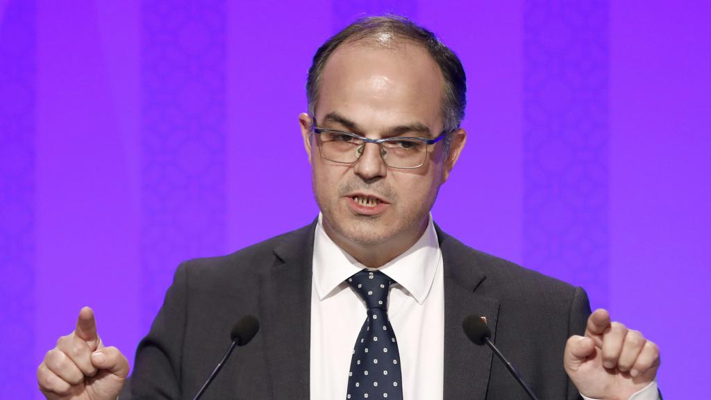 Jordi Turull, durante su comparecencia.