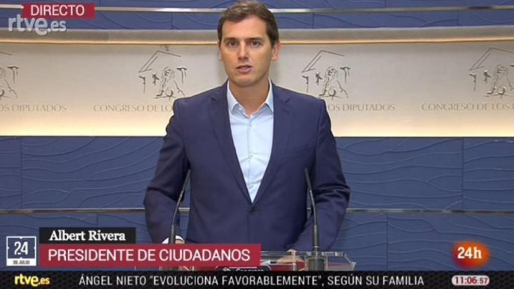 Albert Rivera en su balance
