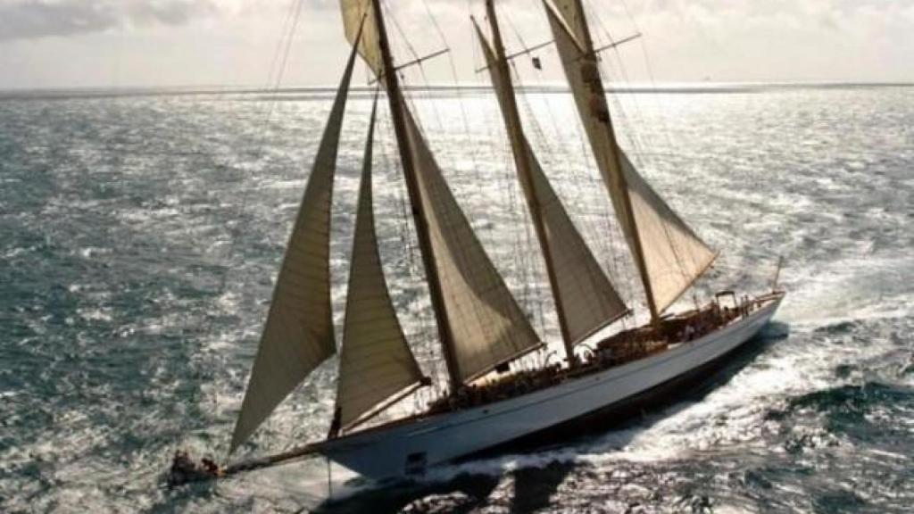 El velero 'Adix' propiedad de Jaime Botín en el que viajaba el cuadro de Picasso