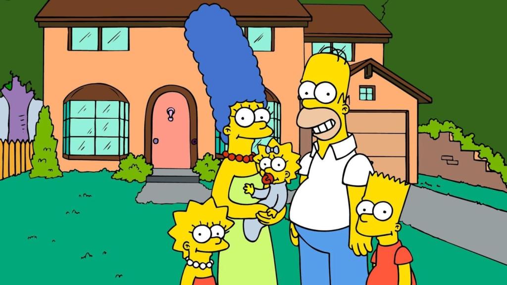 El árbol genealógico de Los Simpson