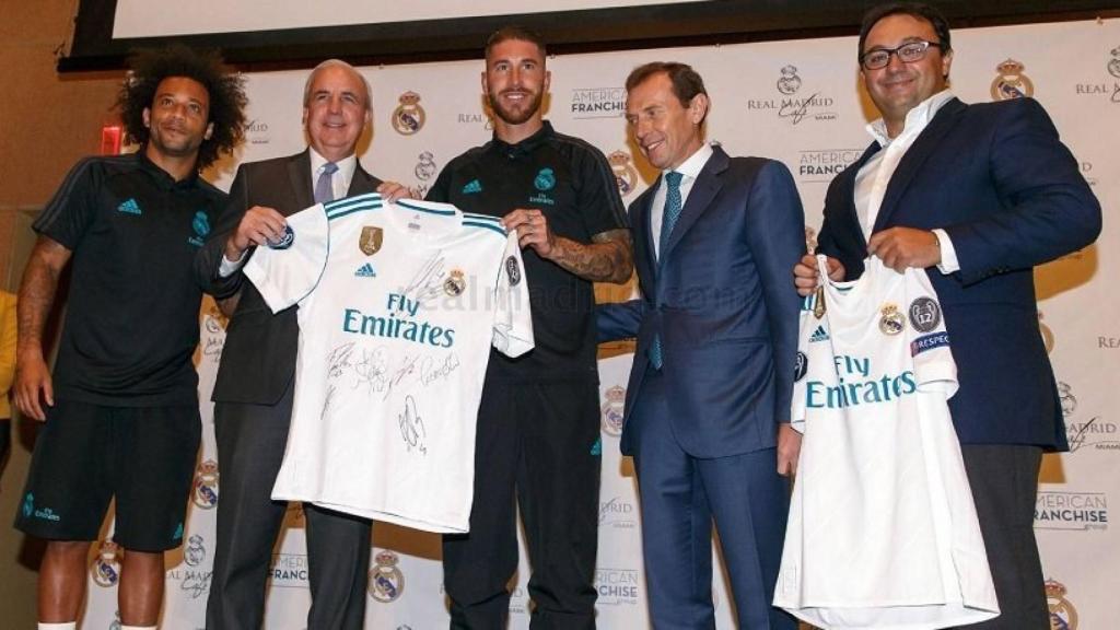 Presentación del Real Madrid Café Miami