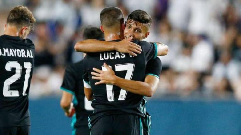 Óscar Rodríguez y Lucas Vázquez